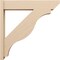 Ekena Millwork 8-in W x 40-in D x 40-in H Funston Slat Rough Cedar Woodgrain TimberThane Outlooker, Primed Tan OUTUR080X40X40FST24RCPR - alternate 4